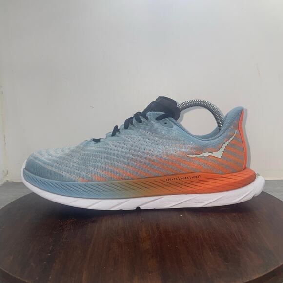 Hoka One One Mach 5 Blue Orange Running Shoes Sneakers 1127893 MSPBL Men’s 8 D main image 7